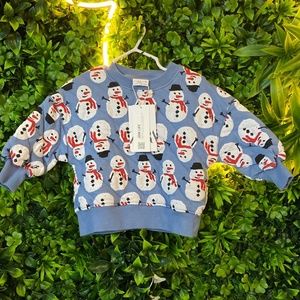 Zara snowman Christmas sweater